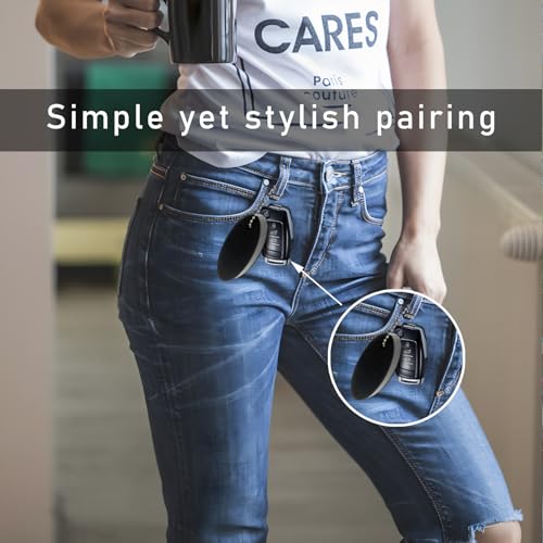 Image of 2 PCS Floating Oval Keychain, Foam Floating Keychain for Boating Fishing and Sailing (Black+Blue)