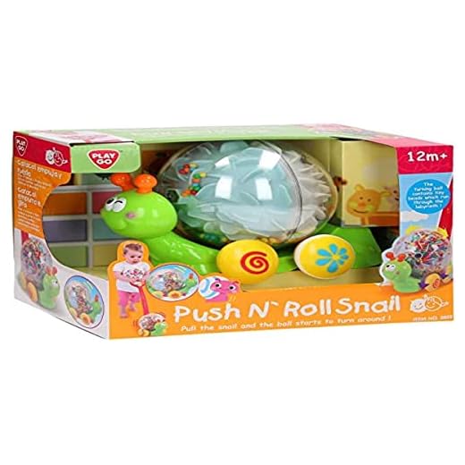 PlayGo 2855 - Schiebe Schnecke, Nachziehspielzeug