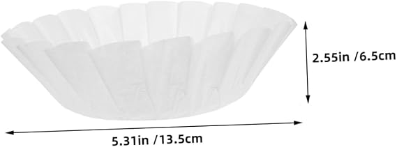 TOPPERFUN 100pcs Round Basque Baking Paper Liners for Cake Molds, Silicone Parchment Sheets, Heat-Resistant and Convenient Precut Sheets, for Oven and Air Fryer Baking