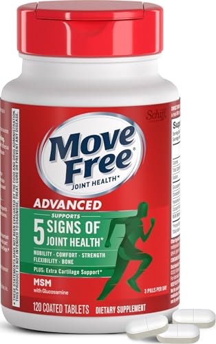 11 Best Joint Supplements for Knees: Expert-Tested Solutions for Adults Over 50 3 Move Free Advanced Joint Support, Glucosamine, Chondroitin + MSM - 120 ct