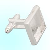 14x14mm Silver Plated Cufflink Blanks-sold 10pcs Per Package