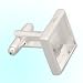 14x14mm Silver Plated Cufflink Blanks-sold 10pcs Per Package