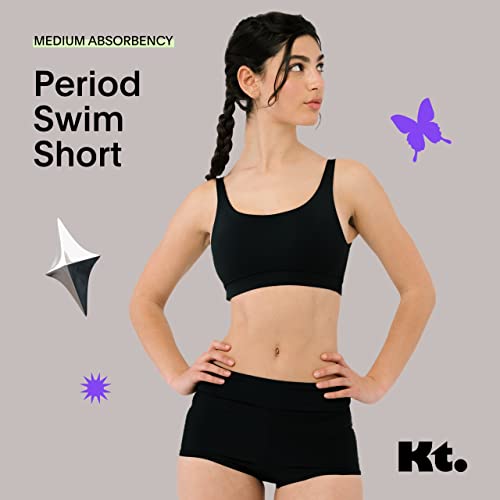 KNIX Kt Leakproof Teen Period Swim Short - Period Swim Bottom - UPF 50+ Fabric - Machine Washable2