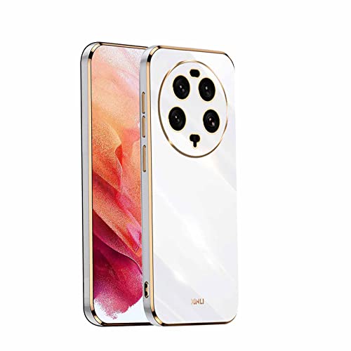 CRAVEN Funda para Xiaomi Mi 13 Ultra, Robusta TPU Anti-arañazos y Antideslizante Protectora Carcasa Bumper, a Prueba de Caídas y a Prueba de Golpes. Blanco
