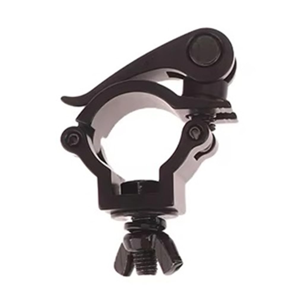 IJSDNVJNDX Quick Release Clamp Single Ring Buckle Clamp Tube Pipe Quick Release Clamps Black