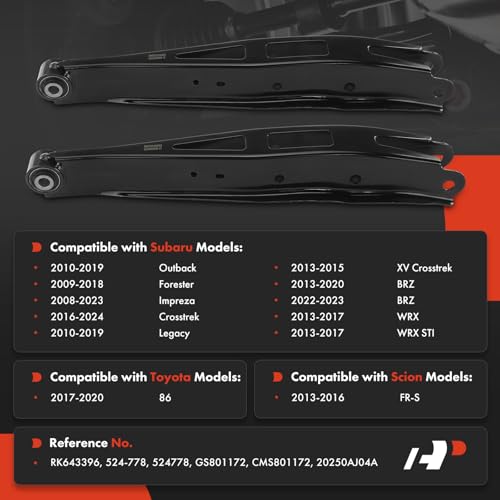 A-Premium Rear Rearward Lower Control Arm, with Bushing by A-Premium - Used condition - Image 2