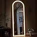 Arched Full Length Mirror with LED Lights, 60