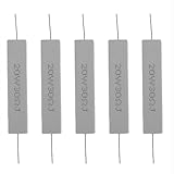 (Pack of 5) 20W 30R 30 Ohm 5% Power Wirewound Ceramic Horizontal Cement Resistor