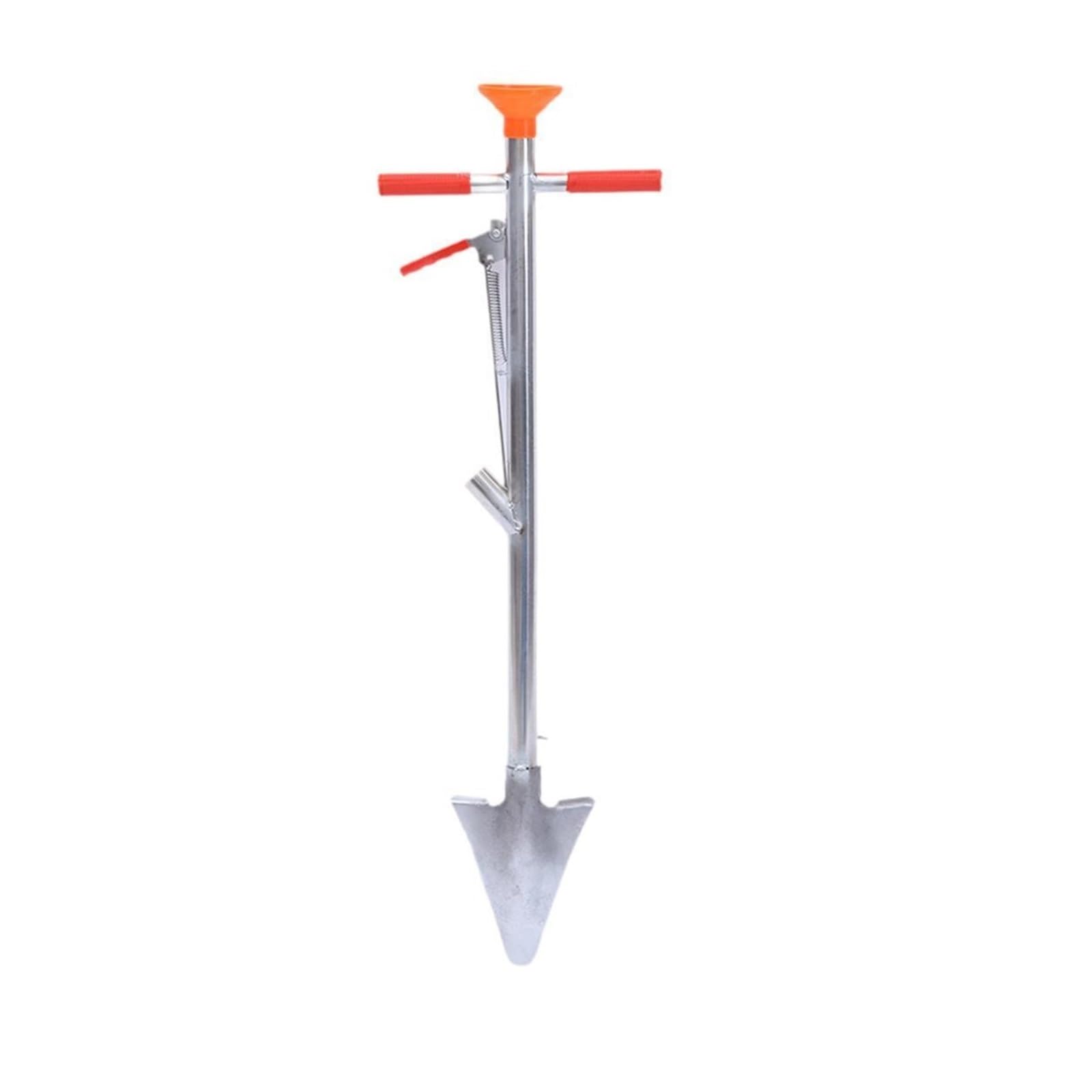 Seed dispenser Piantatrice fagioli ferro per spargiconcime Para borsa per zaino Applicatore manuale fertilizzante granulare Strumenti per Semina(With backpack)