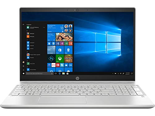 Image of HP Pavilion 15-CS1052TX 2018 15.6-inch Laptop (8th Gen Core i7-8565U /8GB /2TB /Windows 10 Home /4GB NVidia GeForce MX150 Graphics), Mineral Silver
