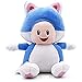 Tuxiang Super Mali Brothers Sapo de rol Juego Azul Gato Juego de Hongos Toadette Peluche Suave Animal Peluche Juguete 18 cm