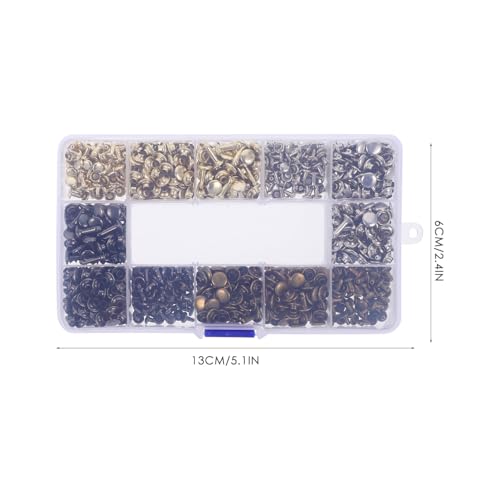 Rivets métalliques doubles EPIGEIST kit de 480 pièces pour customiser