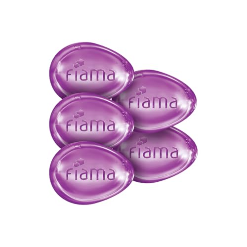 Image of Fiama Gel Bar Soap Blackcurrant And Bearberry 625g (125gx5) For Radiant Glowing Skin, With Skin Conditioners, All Skin Types, For Women & Men