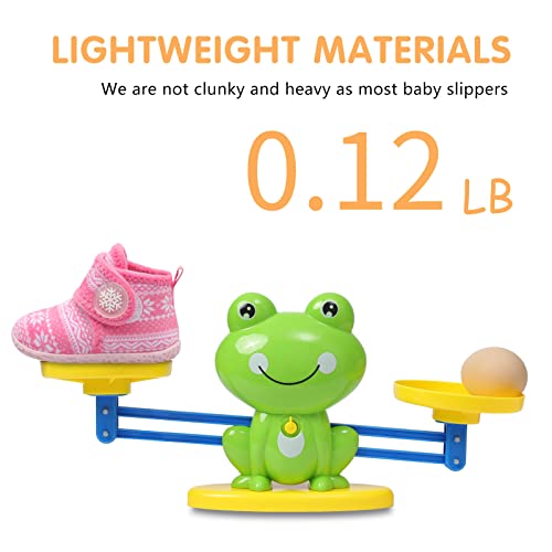 Feetcity Infant Baby Girl Boy Cotton Booties Stay On Sock Slippers Soft Bedroom Shoes Toddler Crib Warm Shoe First Walker Ankle Booties 12-18Months #TOP4
