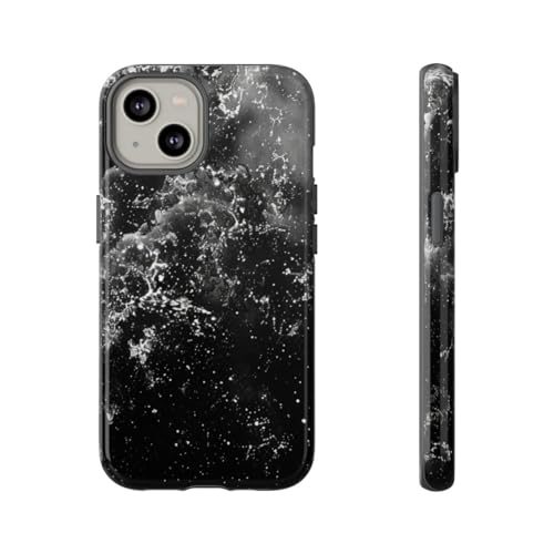 Coque iPhone 14 galaxie brillante, style urbain et moderne pour vos sorties quotidiennes
