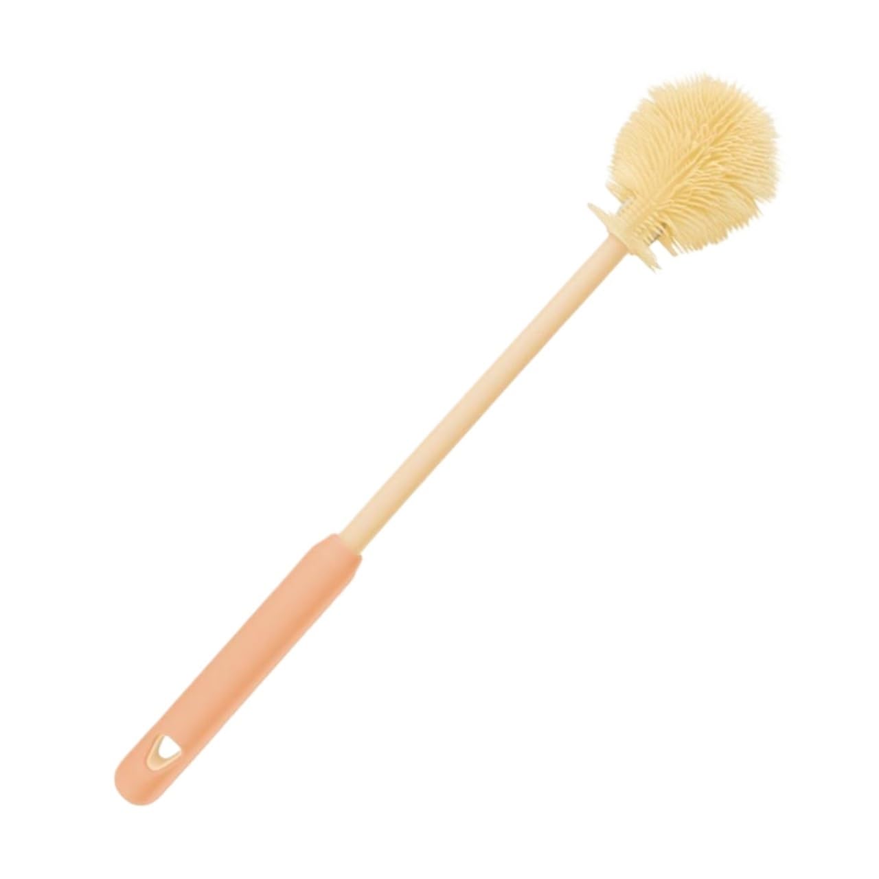 Bottle Brush 1pc Long Handle Cup Brush Flexible Deep Cleaning, Suitable For Water Bottles(Orange)