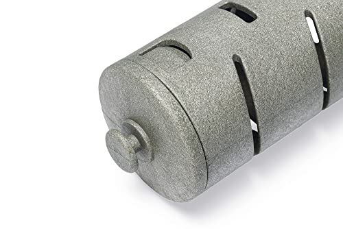 Beeztees Snackroller, Hühnerzubehör,Futterspender für Hühner, Snackroller 22,5x6,5 cm grau