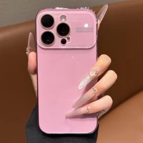 JIASHM iPhone 16 Pro�p �����P�[�X ���b�L �}�O�l�b�g�� ���C�����X�[�d�ی�J�o�[ (iPhone 16 Pro�p/�s���N)