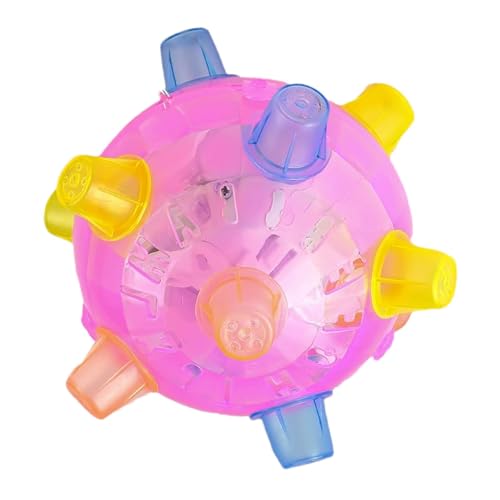 2025 Shaking Dog Ball, 12x12cm, Bouncing Activation Toy, Rolling Interactive Pet Ball, LED Lights and Music, Ideal for Active in