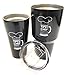 30 oz Double Vacuum Insulated Stainless Steel Sweat Proof Tumbler Glossy Black Finish