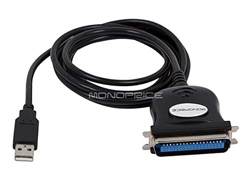 Monoprice USB to Parallel(CN36 Male / IEEE1284) Converter Cable - 6ft