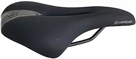 Banco Selim Absolute Vazado Preto 270x145mm Bike Mtb Speed Cor:Preto/Cinza