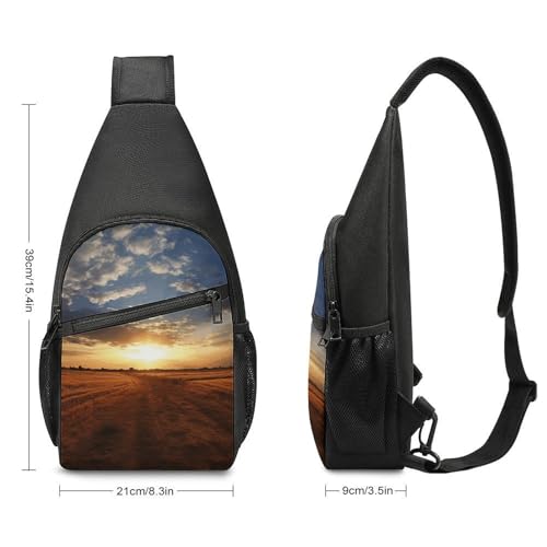 Mochila tipo bandolera ligera para senderismo y viajes miniatura 2