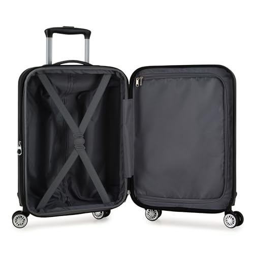 Elite Luggage Expandable Hardside Spinner Luggage, Burgundy, Carry-on 21-Inch - Image 6
