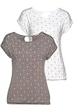 Graphischer Sternchen-Druck Lascana Damen T-Shirt