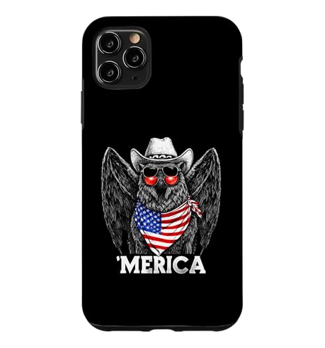 Mothman Cryptozoology Cryptid �A�����J���� �o���_�i �X�}�z�P�[�X iPhone 11 Pro Max �p
