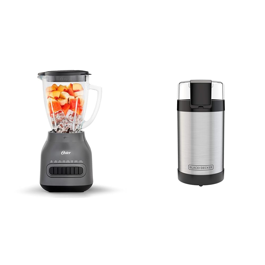 Oster Easy-to-Clean Blender with 6-Cup Boroclass Glass Jar Diamond