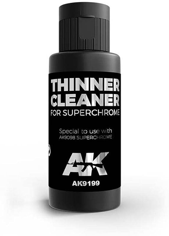 AK Interactive AK9199 Super Chrome Thinner and Cleaner, 60 mL