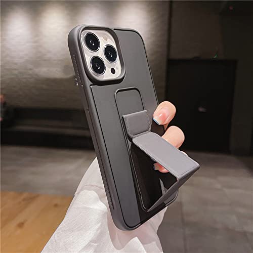 Coque iPhone 12 silicone liquide noir et housse magnétique de protection d'objectif