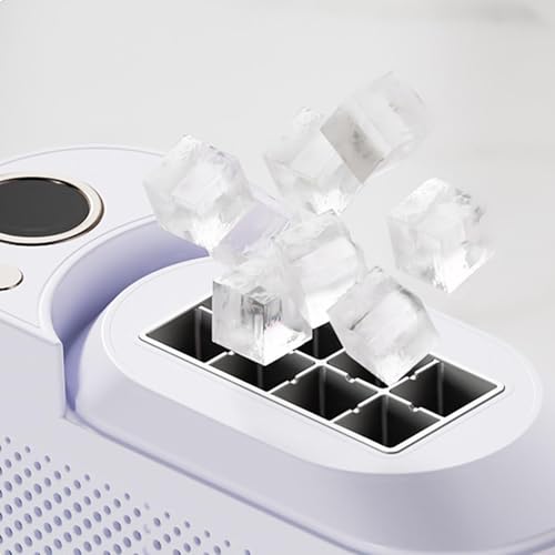 Máquina de hielo portátil para encimera, eficiente y ligera miniatura 4