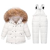 【Giacca da neve】 Piumino imbottito con cappuccio e finto rivestimento. Le finiture finte e il cappuccio possono essere rimovibili, una giacca con uno stile da indossare unico. Design carino e alla moda, rendi il tuo bambino più attraente.