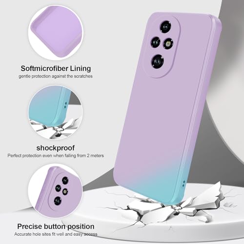 GiiYoon Case Compatible with Honor 200 Pro, Silky-Soft Touch Full-Body Protective Phone Silicone Case - Image 2