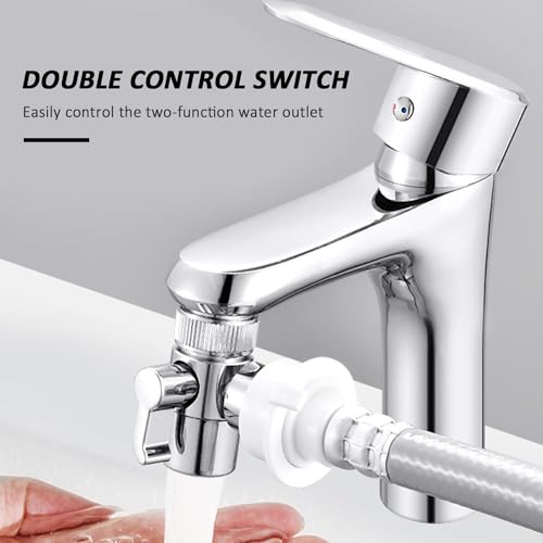 1 Stück Dreiwege-Umstellventil, Wasserhahn-Außenumleitung, Dreiwege-Umschaltventil, Wasserhahn-Ersatzteile, Wasserhahn-Adapter