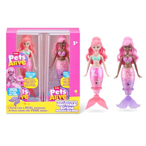 Pets Alive Magic Swimming Mermaid 2 Pack (Sea Shell & Sea Wave) by ZURU