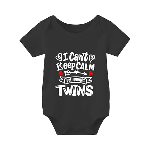 Image of AOUYOA Baby Twins Bodysuits I Can