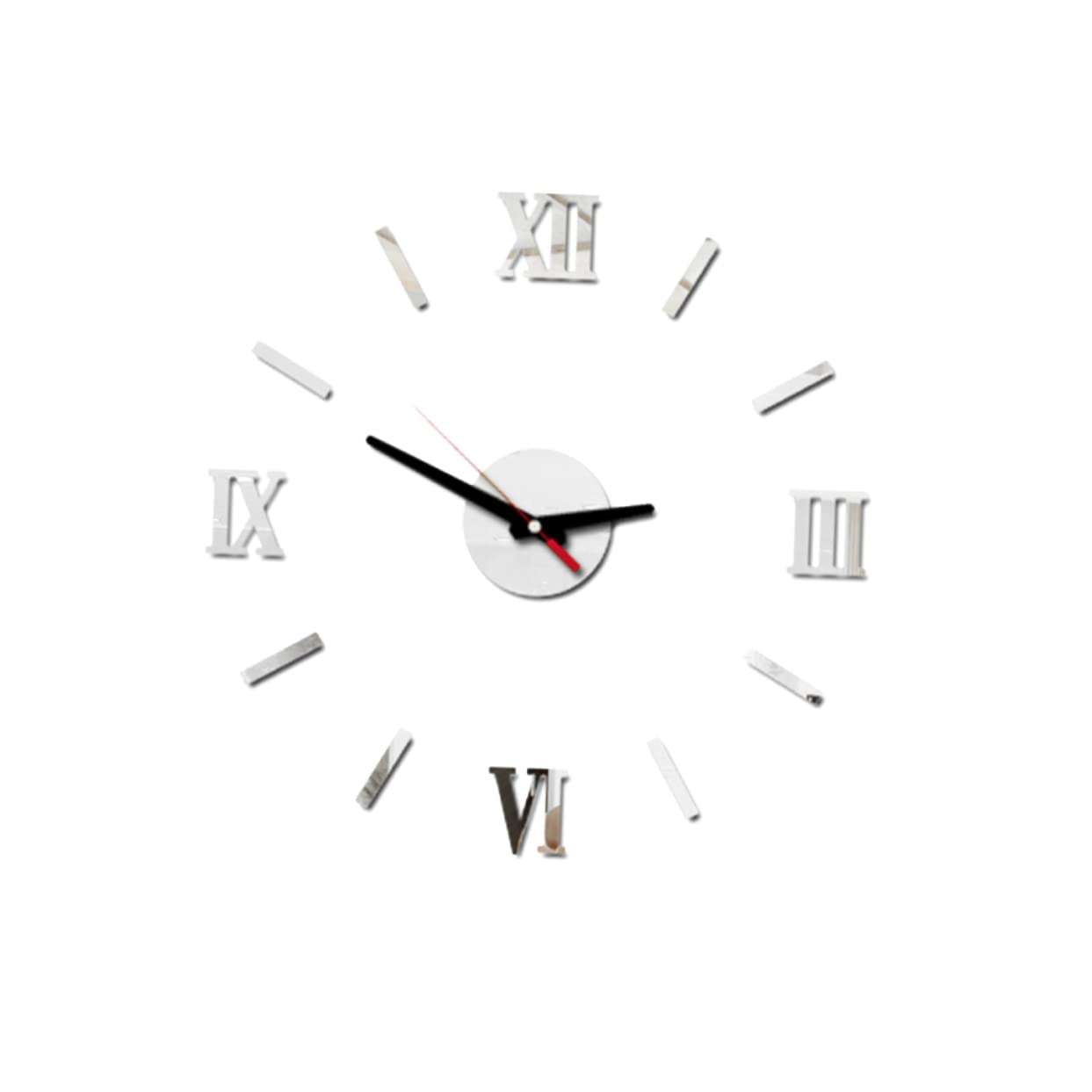HOLIDYOYO Reloj de Pared Colgante con Números Romanos Moderno Reloj Adhesivo Acrílico sin Marco Decoración del Hogar para Sala de Estar
