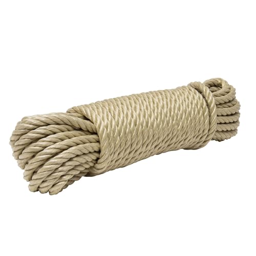 WERKA Pro Corde en Polypropylène Résistante aux Intempéries, Longueur 25 m, Utilisation Universelle pour Bricolage et Jardinage, Bonne Résistance à...