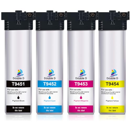 Cartouches compatibles T9451 T9452 T9453 T9454 Epson WorkForce Pro WF-C5710 WF-C5790