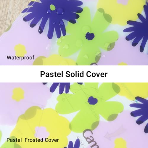 Image of KOKUYO SOU SOU 2x2 Spiral Binder Notebook, A5 Refillable Binders with 100 Sheets 6mm Dot Ruled Loose leaf Paper. Pre-Packed 10 Sheets in 8mm Ruled, Notebooks for School & Work