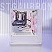 STGAubron Gaming PC Desktop Computer, Intel Core i7 up to 3.9G, GeForce RTX 3050 6G, 32GB RAM, 512GB SSD, WiFi 6, BT 5.0, RGB Fan x 4, Windows 11 Home, White
