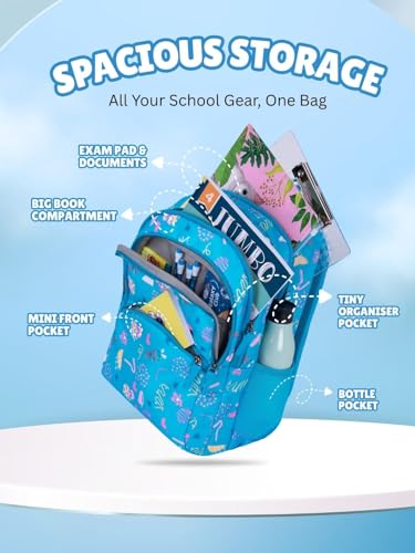 Image of Zilo Sweet Treats 34L School Backpack - Ice Cream & Candy Fun Edition for Kids (Girls & Boys)