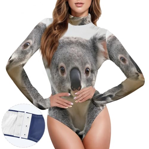 Camiseta moldeadora sexy para mujer GuoChe estilo body de manga larga gris 2