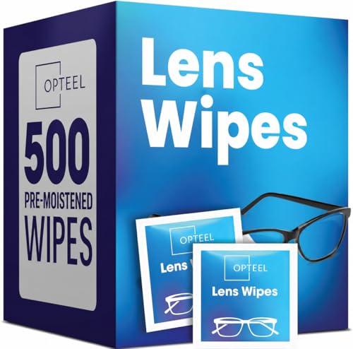 OPTEEL Lens Wipes for Eyeglasses - Pre-moistened...