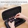 FIWWAT Switch 2 Case Carrying Case for Nintendo Switch 2, Slim Hard Shell Travel Protective Bag, Lightweight Portable Cover with 10 Game Slots, Smooth Easy to Clean, Black #4