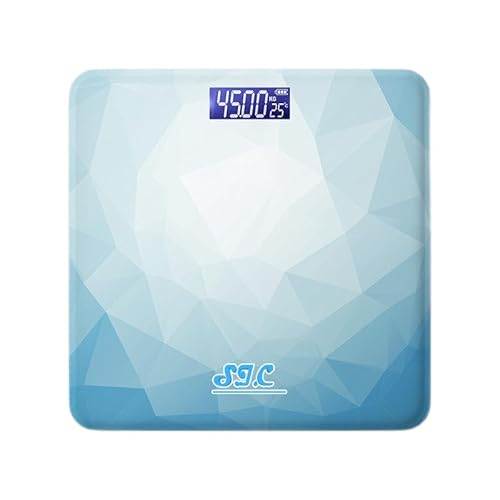 Bilancia Pesapersone Digitale, Vetro Temperato 6mm con Display LCD Retroilluminato, 4 Sensori Precisione (180kg) - Ideale per Fitness, Famiglia