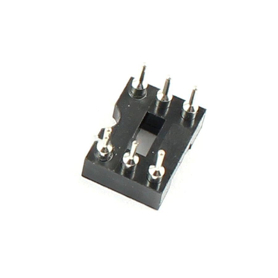 Generic 80 Pcs 6 Pin Round DIP IC Sockets Adaptor Narrow